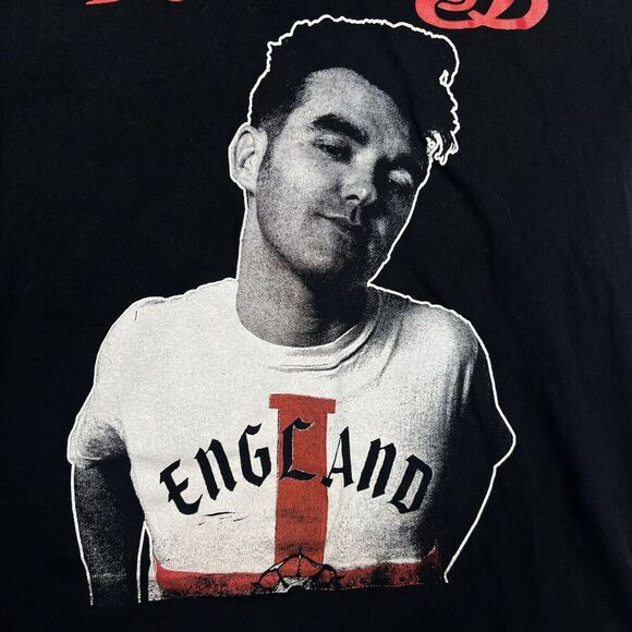 Morrissey England T Shirt Cruel World 2022 Tour Concert Tee Size M Double Sided - Picture 9 of 13